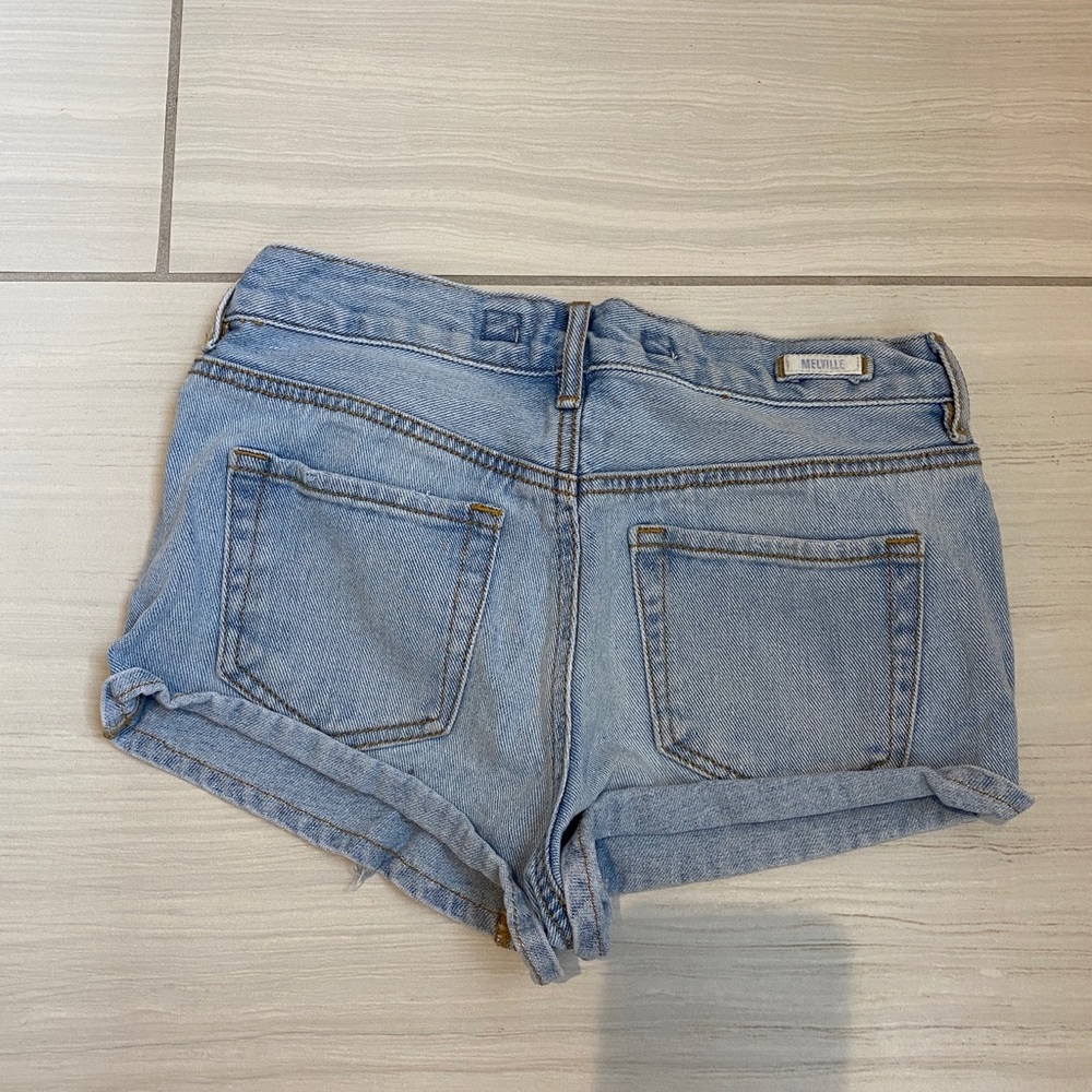 Brandy Melville light wash jean shorts